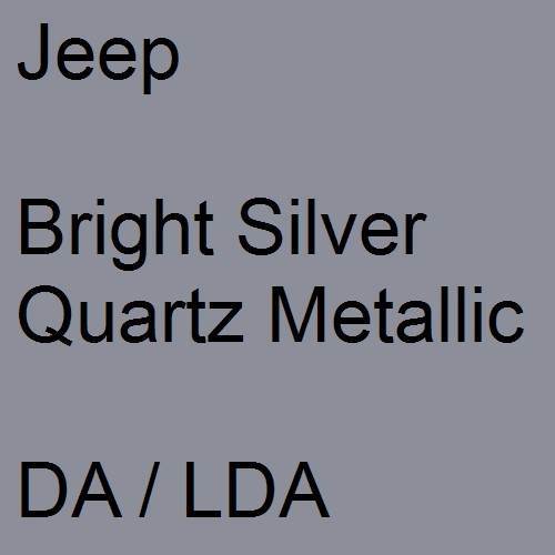 Jeep, Bright Silver Quartz Metallic, DA / LDA.